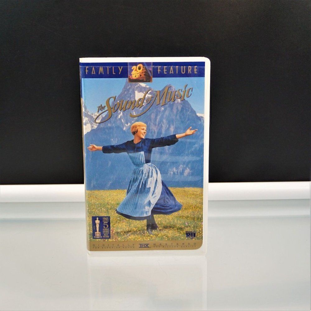 The Sound of Music VHS 1996 THX Digital Surround Sound Audio Julie Andrews